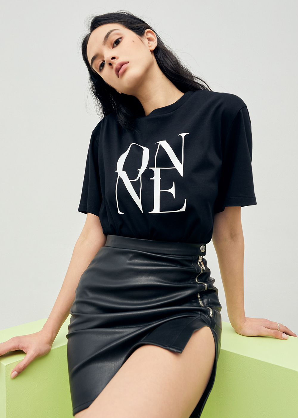 Tape-pointed ONNE T-Shirt Black