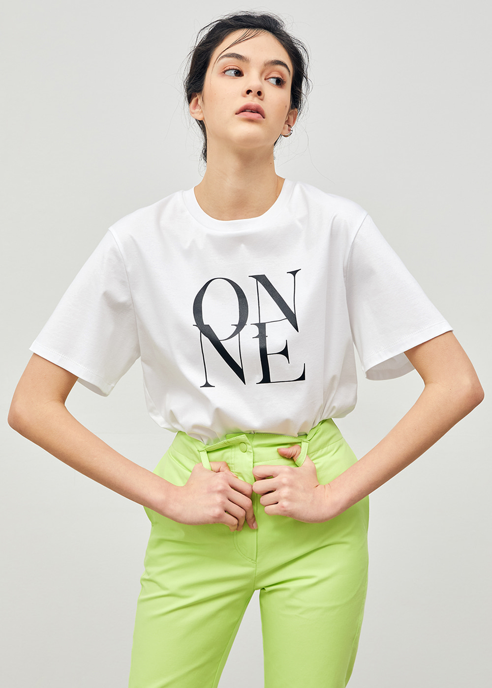 Tape-pointed ONNE T-Shirt White